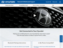 Tablet Screenshot of hyundaibluetooth.com